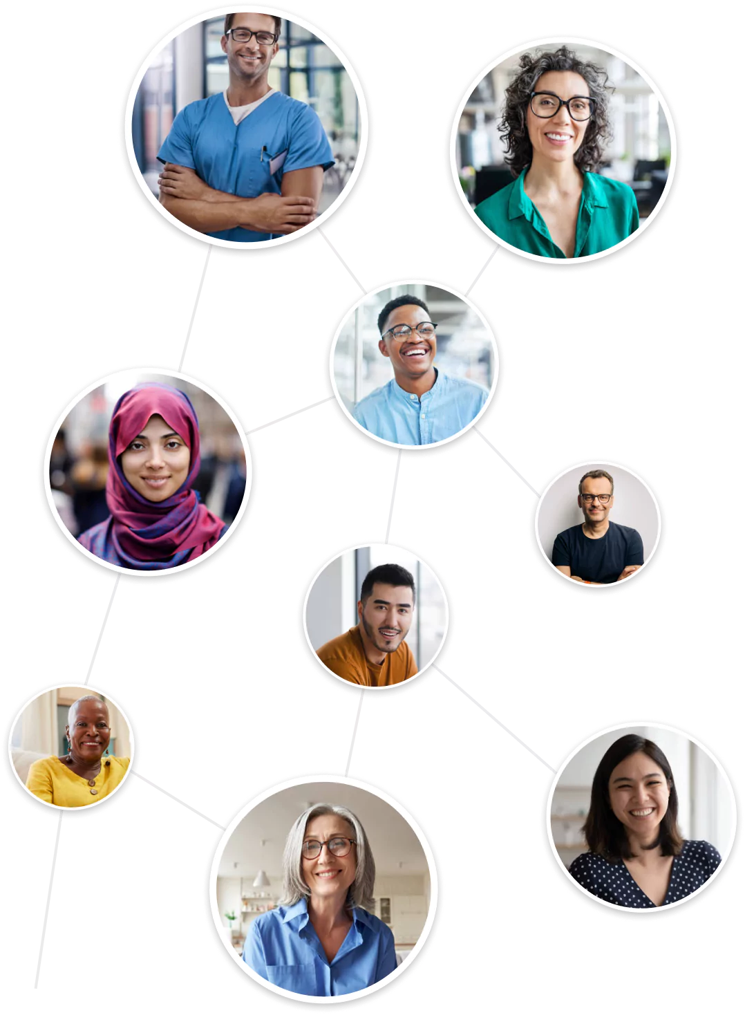 People as nodes in an insurance network